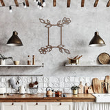 Gemini Floral Metal Wall Art