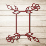 Gemini Floral Metal Wall Art