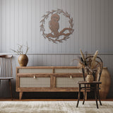 Gothic Crow Metal Wall Art