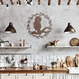 Gothic Crow Metal Wall Art