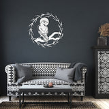 Gothic Crow Metal Wall Art