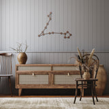 Pisces Constellation Metal Wall Art