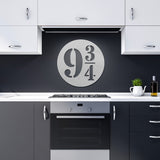 Platform 9 and 3 Quarters Metal Sign