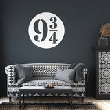 Platform 9 and 3 Quarters Metal Sign