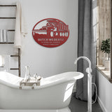 Plow Dump Truck Metal Wall Art