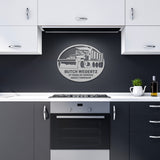 Plow Dump Truck Metal Wall Art