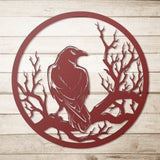Raven Metal Wall Art