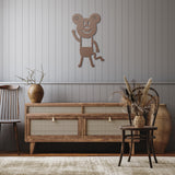 Rob The Mouse Metal Wall Art