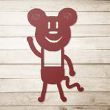 Rob The Mouse Metal Wall Art