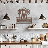 Ruler of The Kitchen Utensils Metal Wall Art