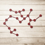 Sagittarius Constellation Metal Wall Art