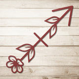 Sagittarius Floral Metal Wall Art