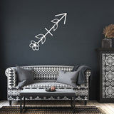 Sagittarius Floral Metal Wall Art