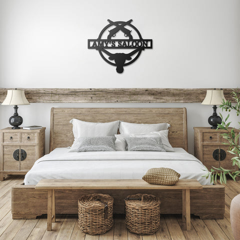 Saloon Metal Wall Art