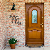 Scorpio Floral Metal Wall Art