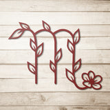 Scorpio Floral Metal Wall Art