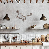 Serotonin Floral Metal Wall Art