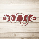 Snake Moon Phases Metal Wall Art