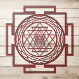 Sri Yantra Metal Wall Art