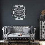 Sri Yantra Metal Wall Art