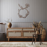 Taurus Floral Metal Wall Art