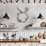 Taurus Floral Metal Wall Art