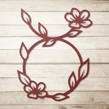 Taurus Floral Metal Wall Art