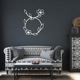 Taurus Floral Metal Wall Art