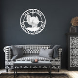 Turkey Hunting Metal Sign