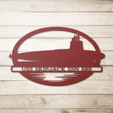 USS Skipjack SSN 585 Metal Wall Art