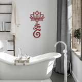 Unalome Metal Wall Art