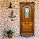 Unalome Yoga Metal Wall Art