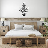 Unalome Yoga Metal Wall Art