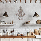 Unalome Yoga Metal Wall Art