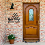 Valknut Raven Metal Art