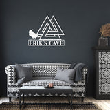 Valknut Raven Metal Art