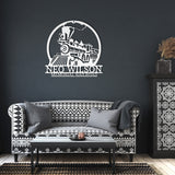 Vintage Train Metal Wall Art