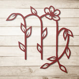Virgo Floral Metal Wall Art