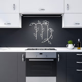 Virgo Floral Metal Wall Art