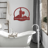 Wine Cellar Metal Wall Art