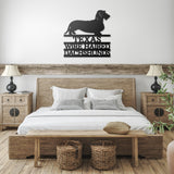 Wire Haired Dachshund Metal Wall Art