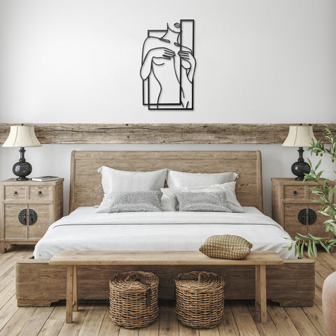 Woman Nude Metal Wall Art