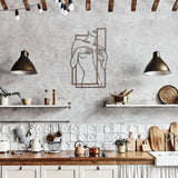 Woman Nude Metal Wall Art