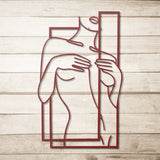 Woman Nude Metal Wall Art