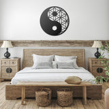 Yin Yang Metal Wall Art