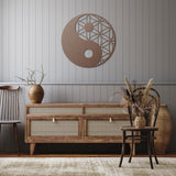Yin Yang Metal Wall Art