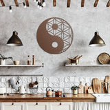 Yin Yang Metal Wall Art