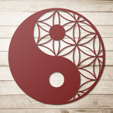 Yin Yang Metal Wall Art