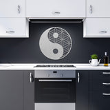 Yin Yang Metal Wall Art