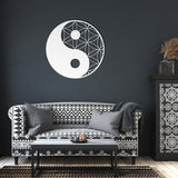 Yin Yang Metal Wall Art